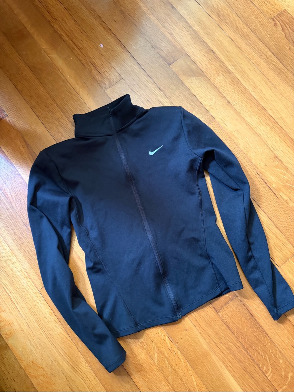 Nike One Dri Fit Women's Black Full-Zip Jacket